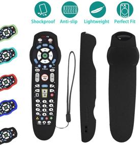 img 3 attached to 📱 Shockproof Silicone Remote Case for Verizon FiOS 2-in-1 RC2655007/01 - Black