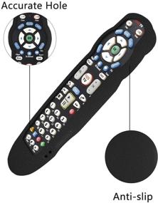 img 1 attached to 📱 Shockproof Silicone Remote Case for Verizon FiOS 2-in-1 RC2655007/01 - Black