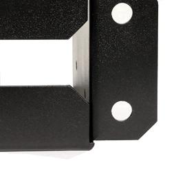 img 1 attached to 🏗️ SPACEUP 4x4 Post Base, 10-Pack, Inner Size 3.6"x3.6" Post Base Brackets, Heavy Duty Powder-Coated Post Anchor in Matte Black, Wood Post Brackets for Pavilion, Deck Railing Support, Deck Base Plate