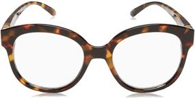 img 1 attached to PeeperSpecs Catalina Oversized Filtering Tortoise Vision Care