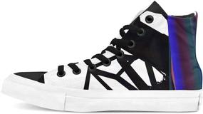 img 3 attached to 👟 BLANX High Top Cotton Sneaker Men's Shoes - Limited Edition Fashion Sneakers