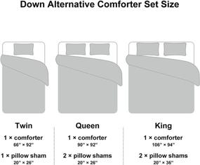 img 1 attached to TOPLUXE Queen Comforter Bedding Pillow