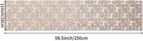 img 1 attached to 🎄 Sparkling 5Inch Bronzing Christmas Decorations – 11InchX98 5Inc Size
