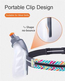 img 2 attached to 🏃 AONIJIE 2pcs Running Water Bottle Clip 8.5 Oz (250ml) - BPA-Free Hydration Bottle Holder for Running, Marathon, Hiking, Cycling & More