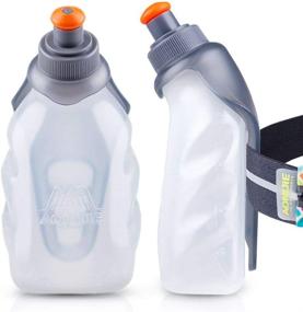 img 4 attached to 🏃 AONIJIE 2pcs Running Water Bottle Clip 8.5 Oz (250ml) - BPA-Free Hydration Bottle Holder for Running, Marathon, Hiking, Cycling & More