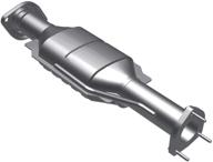 🚗 magnaflow direct-fit catalytic converter hm grade federal/epa compliant 23297 - stainless steel 2.5in main piping, 23.25in overall length, post converter o2 sensor - wrangler hm replacement: high-quality performance enhancement for your vehicle logo