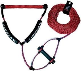 img 1 attached to 🏄 Enhance Your Wakeboarding Experience with the AIRHEAD Wakeboard Rope - Phat Grip, Trick Handle in Red