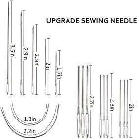 img 3 attached to Premium Upholstery Leather Kit with Mid Hole Scissors: Stylish and Practical Solution