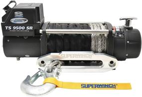 img 4 attached to 🦈 Superwinch Tiger Shark 12V Winch: Aluminum Hawse, Synthetic Rope - 9500 lb. Load Capacity