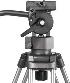 img 3 attached to 🎥 Ravelli AVTP Professional 55" 65mm Video Camera Tripod – Ideal for Smooth & Stable Video Shooting with Fluid Drag Head