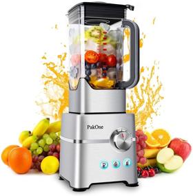 img 4 attached to 🥤 Powerful Countertop Smoothie Blender: 1800 Watt | 3 Preset Programs | Adjustable Speed Control