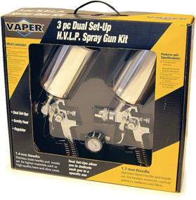 img 1 attached to 🎨 Titan 19100 3 Piece HVLP Spray Gun Kit with 1.4mm & 1.7mm Needle Nozzle Set