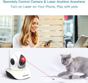 img 3 attached to Wireless Pet Camera with Laser, VStarcam 1080P Cat Toys, Night Vision Sound Motion Alerts, APP Remote Control Home Security Camera for Pets & Baby