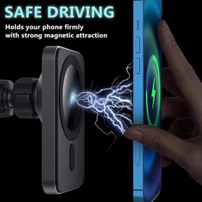 img 1 attached to LeQuiven Magnetic Mag Safe Wireless Compatible