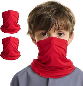 img 4 attached to VUKLIT Bandanas Protection Breathable Outdoor Boys' Accessories - Cold Weather
