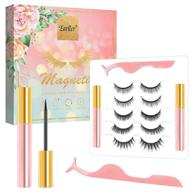 👀 earller magnetic lashes and eyeliner – 3d reusable natural-looking magnetic eyelashes set, waterproof and easy to wear logo