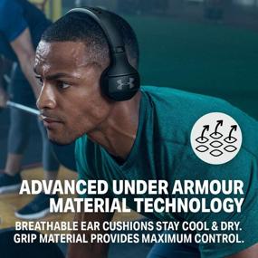 img 3 attached to JBL Under Armour Sport Беспроводные наушники Train - наушники с Bluetooth для спорта на ушах. Влагозащищенные беспроводные наушники с микрофоном, совместимые с Android и Apple iOS (черно-красные)