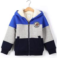 🧥 spring sherpa fleece jacket for boys - sweatshirt boys' clothing logo