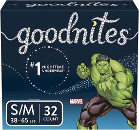 img 4 attached to Лучшее решение от недержания мочи в постели: трусы Goodnites для мальчиков - размер S/M (32 шт.)