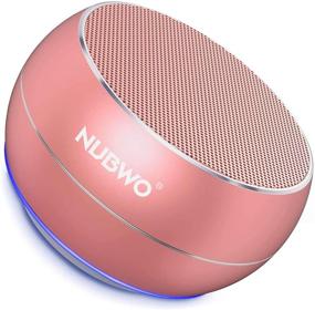 img 4 attached to Беспроводная портативная акустическая система NUBWO Bass TWS с Bluetooth и встроенным микрофоном, до 15 часов работы — идеально подходит для iPhone, iPad, Mac, планшета и Echo.