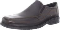 stylish and comfortable nunn bush kieran slip brown men's loafers & slip-ons: a perfect blend of style and comfort logo