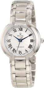 img 4 attached to ⌚ Bulova Women's FAIRLAWN Classic Round Bracelet Watch - Model 96L168
