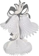 beistle 55311 w tissue centerpiece 12 inch logo