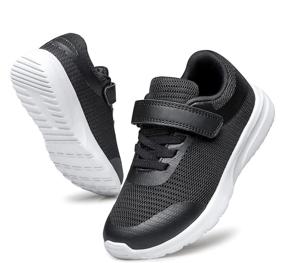 img 4 attached to 👟 RIBONGZ Toddler Girls' Athletic Running Sneakers