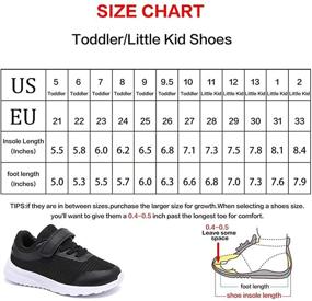 img 1 attached to 👟 RIBONGZ Toddler Girls' Athletic Running Sneakers