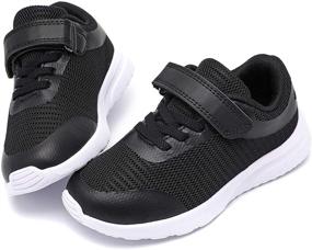 img 2 attached to 👟 RIBONGZ Toddler Girls' Athletic Running Sneakers