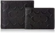 compact signature crossgrain 👛 leather: sleek & stylish wallet f75371 logo