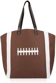 img 4 attached to Sports Game Team Large Fabric Women's Handbags & Wallets in Totes