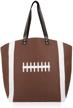 sports game team large fabric women's handbags & wallets in totes logo
