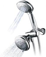 hydroluxe 1433 showerhead stainless all chrome logo