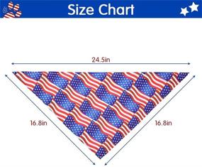 img 3 attached to SCENEREAL Bandanas American Independence Reversible