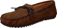 minnetonka mens sole moccasin taupe men's shoes logo