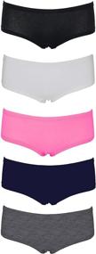 img 1 attached to 🩲 10-Pack Emprella Women's Seamless Boyshort Panties - Breathable Cotton Underwear