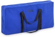 🎒 ideal protection for your cornhole board - idle banter games padded premium carrying case with twin sets of handles logo