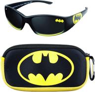 batman retro squared sunglasses pouch logo
