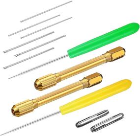 img 4 attached to Doll Hair Rooting Tools for Girls: Effortless 🎀 Rerooting and Rehairing with Doll Breed Hair DIY Supplies (6-Pack)