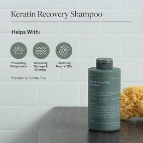 img 2 attached to Men's Scalp Recovery Kit: Enhances Hair Growth with Keratin Recovery Shampoo + Repairs with Keratin Conditioner + Promotes Hair Health with Scalp Treatment - by Lumin