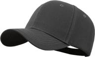 🧢 unisex adjustable baseball cap - stylish solid color dad hat with low profile design логотип