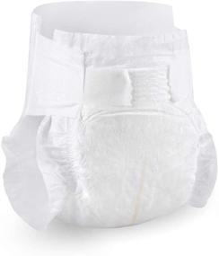 img 1 attached to 👶 ECO BOOM Подгузники для младенцев из бамбука - экологически чистые подгузники, натуральные мягкие подгузники для младенцев - упаковка из 90 штук размера 2 (6-16 фунтов)