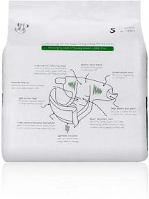 img 3 attached to 👶 ECO BOOM Подгузники для младенцев из бамбука - экологически чистые подгузники, натуральные мягкие подгузники для младенцев - упаковка из 90 штук размера 2 (6-16 фунтов)