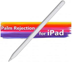 img 4 attached to Ручка-стилус высокой точности с поддержкой отбрасывания ладони для Apple iPad - магнитный дизайн, без задержек, совместима с наклоном - Apple iPad 6-го поколения/Mini 5-го поколения/Air 3-го поколения/Pro (11/12,9 дюйма) - Перо