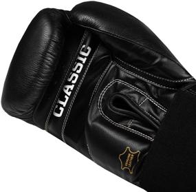 img 2 attached to 🧤 Title Classic Leather Elastic Training Gloves 2.0: Optimal Support and Flexibility for Intensive Workouts