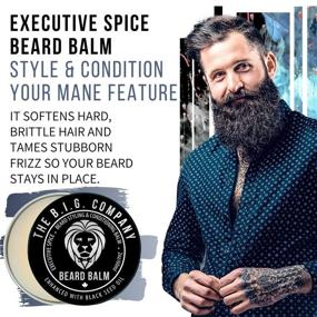 img 3 attached to 🌟 The B.I.G. Company - Luxury Beard Balm for Men - Masterfully Balanced Beard Conditioner with Beeswax & Oil: Non Greasy Formula for Enhanced Shine and Beard Growth Support