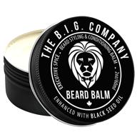 🌟 the b.i.g. company - luxury beard balm for men - masterfully balanced beard conditioner with beeswax & oil: non greasy formula for enhanced shine and beard growth support logo