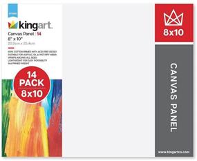 img 4 attached to 🎨 KingArt Studio 8x10 Canvas Panels Set, 14-Piece