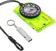 inmaker compass with survival whistle - luminous hiking compass 🧭 gift for kids - ideal for outdoor survival, camping, and navigation логотип